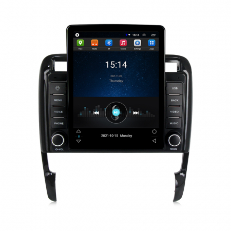 Porsche - Navigatie dedicata Porsche Cayenne 2002-2010 Tesla Style, Quadcore, 4GB RAM 64GB ROM RAM, ANDROID 13,Carplay&Android Auto, 10 inch, Internet, Aplicatii, Waze