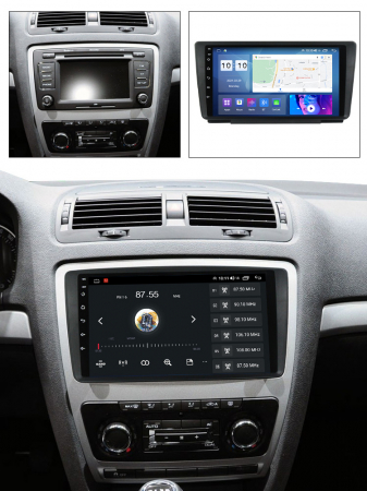 (Resigilata) Navigatie dedicata Skoda Octavia 2008-2013, 2GB RAM 32GB ROM, Quad Core, Display 9" IPS Full HD, Carplay, Android 13, Bluetooth, Magazin Play, Suport camere AHD [2]