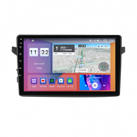 Suzuki - Navigatie dedicata Suzuki Celerio 2014+, 8GB RAM 128GB ROM, Octacore, Platforma TS18, Android 13, Display QLED 9”, Suporta camera 360º, DSP, Carplay&Android Auto, SIM 4G, Ventilator Activ