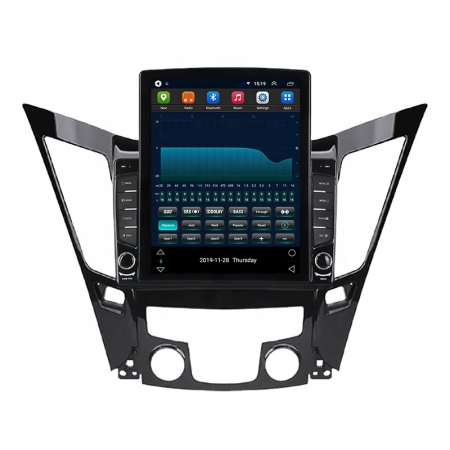 Hyundai Sonata - Navigatie dedicata Tesla Style Hyundai Sonata 2011-2013, 4GB RAM 64GB ROM, Tesla Style, ANDROID 13, Carplay & Android Auto, 10 inch, Internet, Aplicatii, Waze, GPS