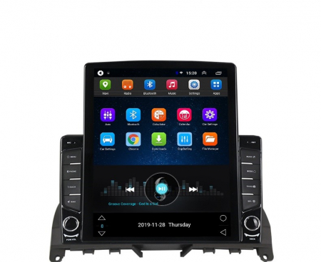 Mercedes-Benz - Navigatie dedicata Mercedes-Benz C Class W204 2006-2011 Tesla Style, 4GB RAM 64GB ROM, ANDROID 13, Carplay & Android Auto, 10 inch, Internet, Aplicatii, Waze, GPS