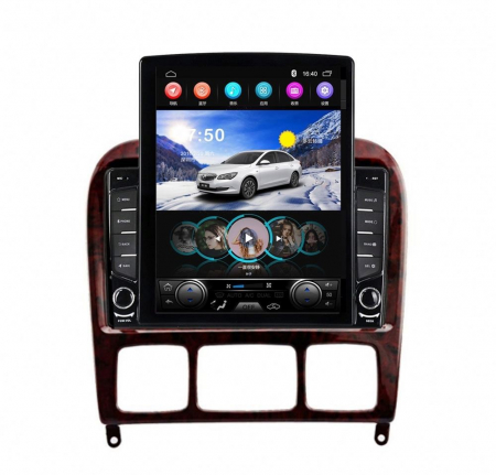 Mercedes-Benz - Navigatie dedicata Mercedes-Benz S-Class W200 1999-2005 Tesla Style, 4GB RAM 64GB ROM, ANDROID 13, Carplay & Android Auto, 10 inch, Internet, Aplicatii, Waze, GPS