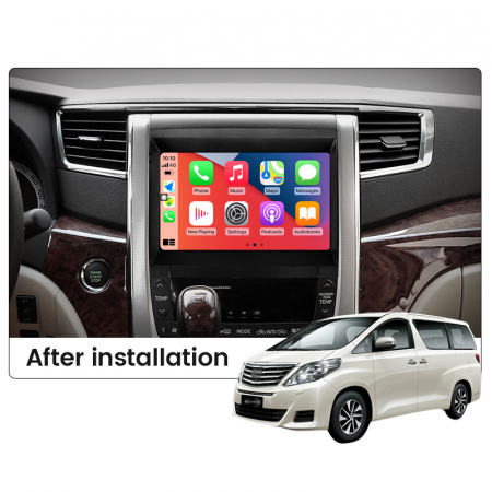Navigatie dedicata Toyota Alphard 2008-2014, 12GB RAM 256GB ROM, Android 13, Rezolutie 2K, Display QLED, 9", DSP, Carplay, Android Auto, Internet, Youtube, Waze, Wi Fi, USB [3]