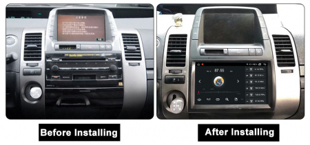 Navigatie dedicata Toyota Prius 20 2003-2009, 12GB RAM 256GB ROM, Android 13, Rezolutie 2K, Display QLED, 9", DSP, Carplay, Android Auto, Internet, Youtube, Waze, Wi Fi, USB [3]
