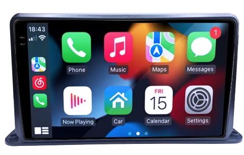 Navigatii Universale - Navigatie Universala cu instalare pe bord, 8GB RAM 128GB ROM, Octacore, Platforma TS18, Android 14, Display QLED 9”, Suporta camera 360º, DSP, Carpl