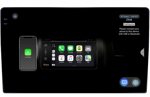 Navigatie Universala de 16GB RAM 512GB Stocare, Android 14, Rezolutie 2K, Display QLED 10", DSP, Carplay&Android Auto, SIM 4G, Ventilator Activ, Suport Camere 360 [4]