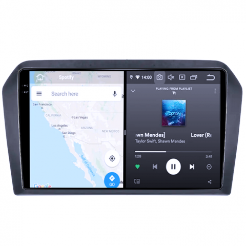 Jetta 2013-2017 - Navigatie Volkswagen Jetta 2013-2017, 8GB RAM 128GB ROM, Octacore, Platforma TS18, Android 14, Display QLED 9", Suporta camera 360", DSP, Carplay&Android