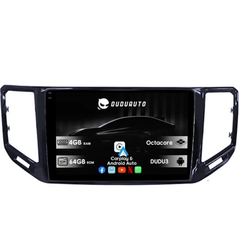Navigatii Dedicate - Navigatie VW Atlas 2017+ DUDU3, 4GB RAM 64GB ROM, Octacore, Platforma 8581, Android, Display QLED 9", DSP, Carplay&AndroidAuto