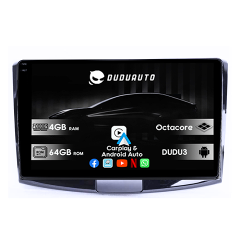 Passat CC 2009-2018 - Navigatie Volkwagen Passat B6/B7/CC Negru DUDU3, 4GB RAM 64GB ROM, Octacore, Platforma 8581, Android, Display QLED 9", DSP, Carplay&AndroidAuto