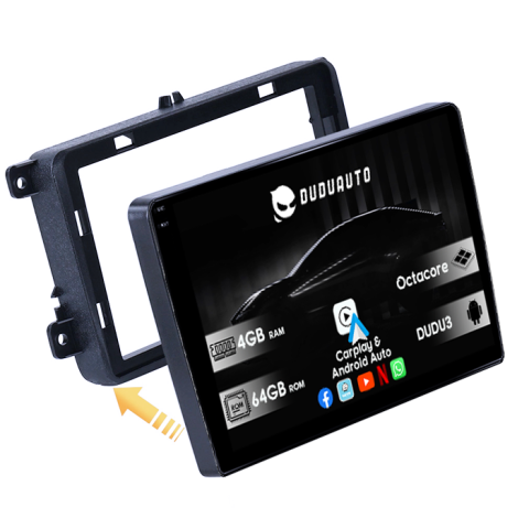 Navigatii Dedicate - Navigatie dedicata VW Golf 5 2004-2010 DUDU3, 4GB RAM 64GB ROM, Octacore, Platforma 8581, Android, Display QLED 9", DSP, Carplay&AndroidAuto