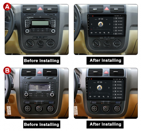 (Resigilata) Navigatie dedicata VW Jetta5 2005-2010 si Golf 5, 2GB RAM 32GB ROM, Quad Core, Display 10" IPS Full HD, Carplay, Android 14, Bluetooth, Magazin Play, Suport camere AHD [3]