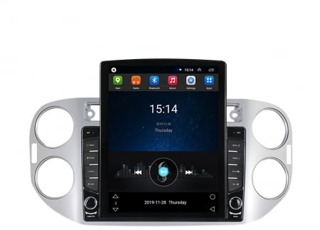 Tiguan (2007-2016) - Navigatie dedicata VW Tiguan non facelift Display Tesla Style Android 13, 4 GB RAM, 32 GB ROM