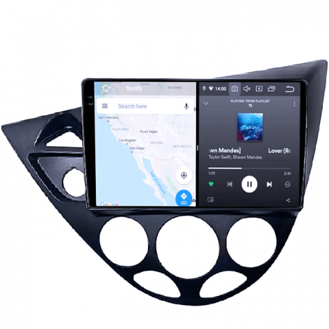 Navigatii dedicate Focus 1999-2005, 12GB RAM 256GB ROM, Android 13, Rezolutie 2K, Display QLED 9", DSP, Carplay&Android Auto, SIM 4G, Ventilator Activ, Suport Camere 360 [2]
