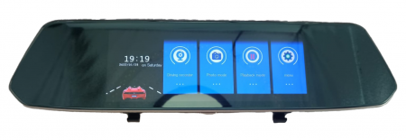 Oglinda cu DVR ecran de 6,86", unghi de vizualizare de 170 de grade, HD, Night Vision, 1080 Full HD [4]