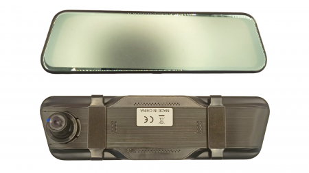 Camere Universale - Oglinda cu DVR ecran de 9.66", unghi de vizualizare de 170 de grade, HD, Night Vision, 1080 Full HD