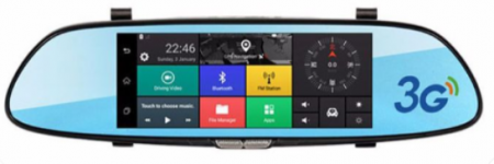Oglinda cu DVR ecran de 7", 1+16G, QuadCore, unghi de vizualizare de 140 de grade [1]