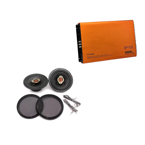 Sandero (2012 - 2020) - Pachet audio difuzoare si tweetere + amplificator 60W RMS Dacia/Renault Logan 2 2012-2016, Duster 2010-2017