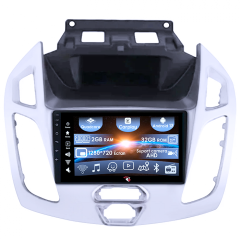 Transit Connect 2015 - (Resigilata) Navigatie dedica Ford Transit Connect 2015, 2GB RAM 32GB ROM, Quad Core, Display 9" IPS Full HD, Carplay, Android 13, , Suport camere AHD