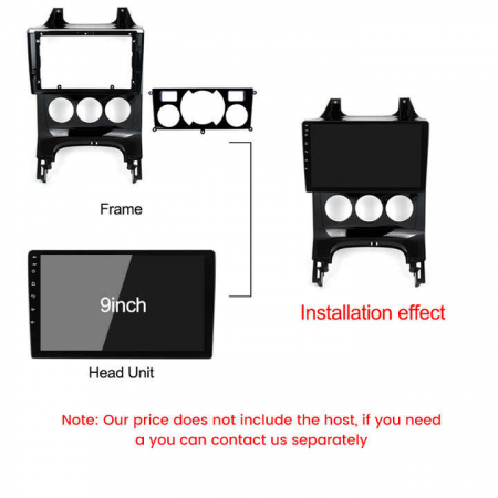 Rame adaptoare - Rama adaptoare compatibil cu Peugeot 5008 2012 de 9 inch