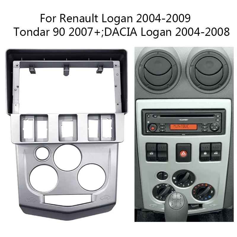 Rama adaptoare pentru Renault Logan 2004-2009, Dacia Logan 2004-2008 de 9 inch [1]