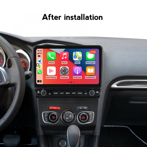 Navigatie dedicata C4L 2013-2016 cu butoane rotative model 2024, 4 GB RAM 64 ROM, Quadcore, Android 13, Display QLED, 10", DSP, Carplay, Android Auto, Internet, Youtube , Waze , WI-FI [2]