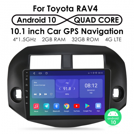 Rama compatibil cu Toyota Rav 4 10.1 inch 2007-2012 [4]