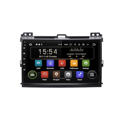 Navigatie dedicata Toyota Land Cruiser J120 Prado 2003 - 2009, 4GB RAM 64GB ROM, Octacore, Android 13, Display QLED 9", DSP, Carplay, Android Auto, Internet, Youtube, Waze, WIFI, Blue [1]