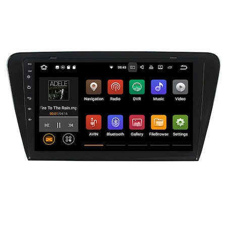 Navigatie dedicata Skoda Octavia 3, 4GB RAM 64GB ROM, Octacore, Android 13, Display QLED 10", DSP, Carplay, Android Auto, Internet, Youtube, Waze, WIFI, Bluetooth [4]