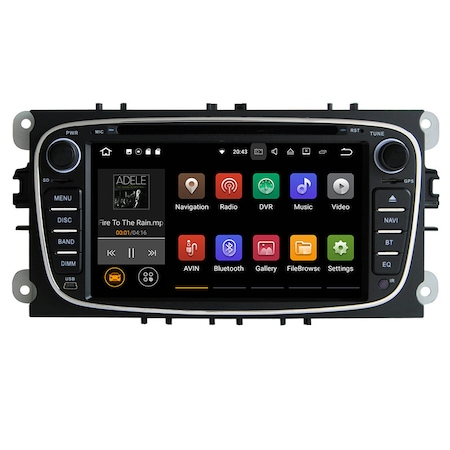 Focus (2004-2011) - (Resigilata) Navigatie dedicata NAVI-IT Ford Mondeo Focus S Max Transit Tourneo , 2GB RAM +32 GB ROM, Internet , Aplicatii , Waze , Wi Fi , Usb , Bluetooth , Mirrorlink - negru