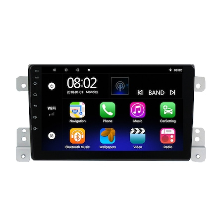 Suzuki - Navigatie dedicata Suzuki Grand Vitara 2 2005-2013, 8GB RAM 128GB ROM, Octacore, Platforma TS18, Android 13, Display QLED 9”, Suporta camera 360º, DSP, Carplay&Android Auto, SIM 4G, Ventilator Activ
