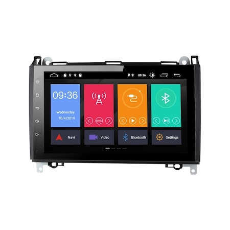 Navigatie NAVI-IT 2 GB RAM 32 GB ROM Android Mercedes Vito Sprinter Viano B200 A B Class VW Crafter , Display 9 inch , Internet ,Aplicatii , Waze , Wi Fi , Usb , Bluetooth , Mirrorlink [0]