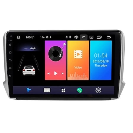 (Resigilata) Navigatie dedicata Peugeot 208 / 2008 ( 2012 - 2020 ), 2GB RAM 32GB ROM, Quad Core, Display 9" IPS Full HD, Carplay, Android 13, Bluetooth, Magazin Play, Suport camere AHD [4]
