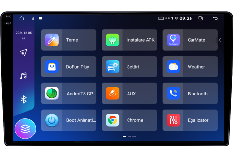 (Resigiliata) Navigatie GPS universala, 8GB RAM 128GB ROM, Octacore, Platforma TS18, Android 14, Display QLED 10”, Suporta camera 360º, DSP, Carplay&Android Auto, SIM 4G, Ventilator Activ [8]