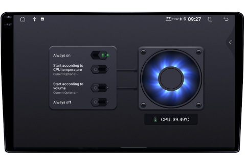 (Resigiliata) Navigatie GPS universala, 8GB RAM 128GB ROM, Octacore, Platforma TS18, Android 14, Display QLED 9", Suporta camera 360º, DSP, Carplay&Android Auto, SIM 4G, Ventilator Activ [5]