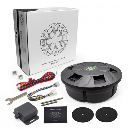 Subwoofere Auto - Subwoofer SW-2010T, 2 canale, 12V, frecventa de 10HZ-30KHZ, 90db