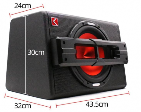 Subwoofer de 10 inch K-1030APR, 120W, frecventa de 20HZ-250HZ, 95db [2]