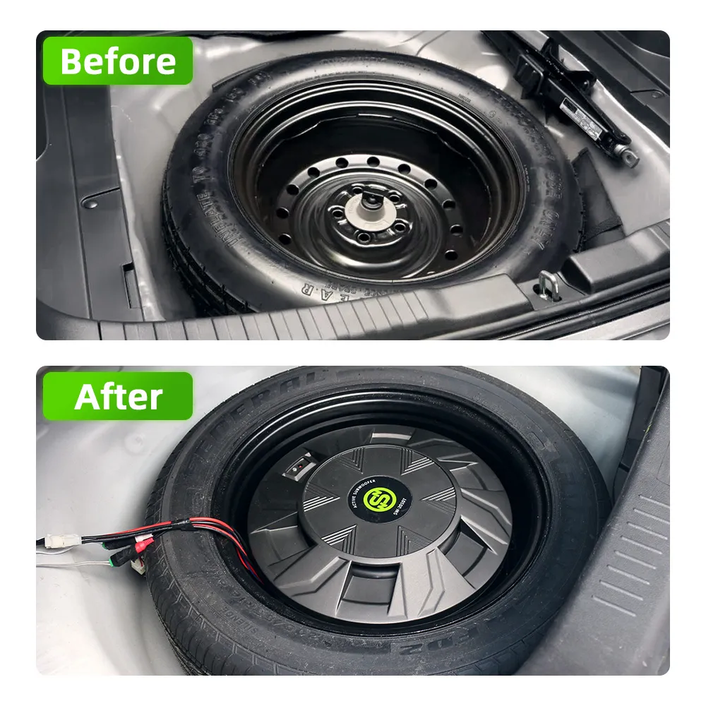 Subwoofer SW-2010T, 2 canale, 12V, frecventa de 10HZ-30KHZ, 90db [2]