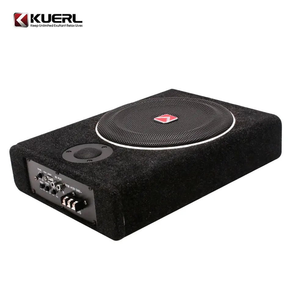 Ultra-thin subwoofer activ K-806APR, 8 inch, 12V, frecventa de 20 - 20000 Hz, 600W, fara cablaje [2]