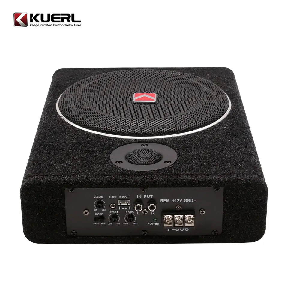 Ultra-thin subwoofer activ K-806APR, 8 inch, 12V, frecventa de 20 - 20000 Hz, 600W, fara cablaje [1]