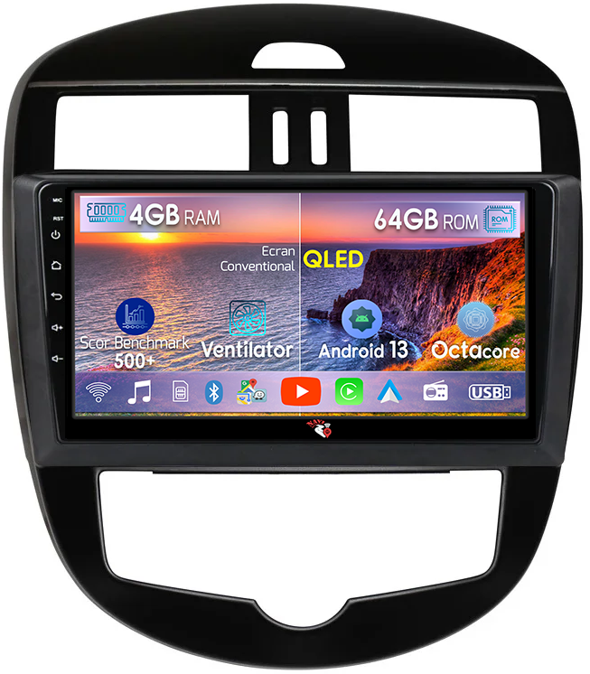 Navigatie Gps Navi It Compatibil Cu Nissan Tiida Gb Ram