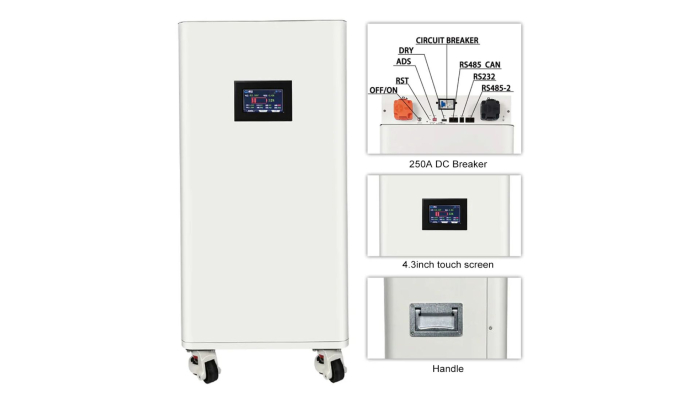 Sistem baterii fotovoltaice LiFePO₄ 16 kWh 48V 315Ah cu JK BMS V19 și celule prismatice Envision ESS [7]