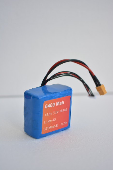 Acumulator Li-Ion 4S 6400mAh 12V-16.8V Mufă XT60 [4]