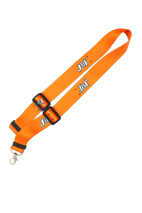 Agățătoare de gât pentru radiocomandă Flysky, Radiolink, Microzone – Curea reglabilă portocalie cu carabină metalică [1]