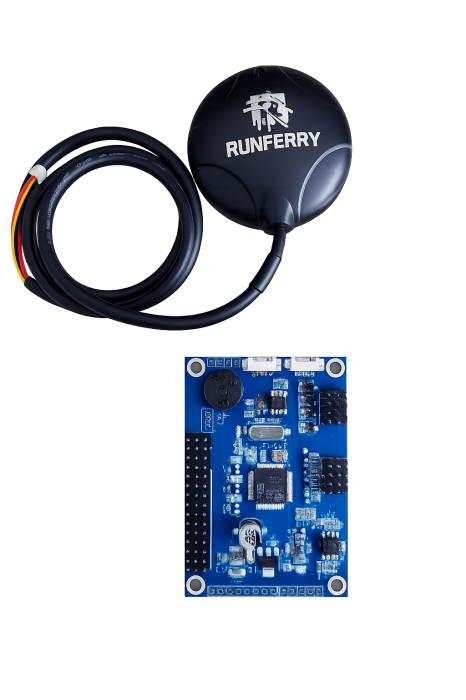 Autopilot GPS Runferry navomodel plantat placa + antena [2]