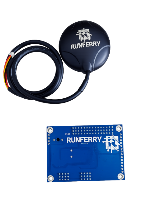 Autopilot GPS Runferry navomodel plantat placa + antena [4]