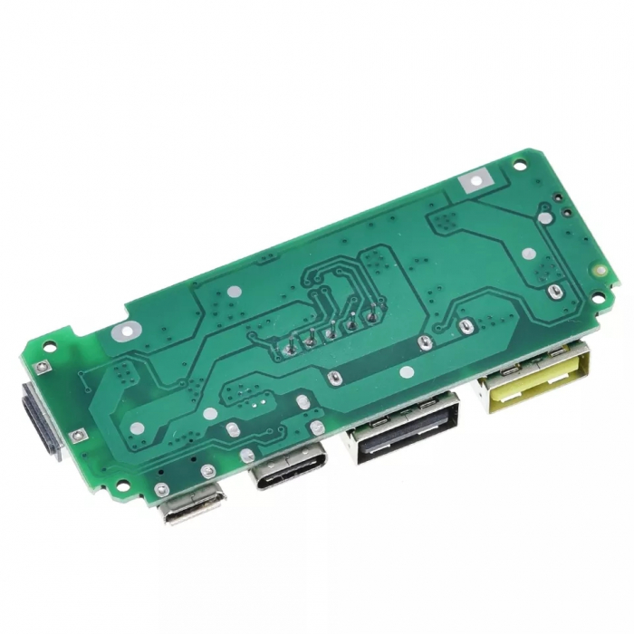 Bms 1s 3.7 Nominal, 5v 2.4a, cu afisaj si usb c, dual usb [2]
