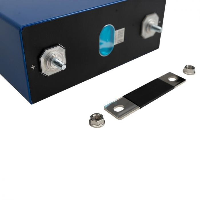 Celulă prismatică LiFePO₄ REPT CB75, 3.2V, 314Ah, Grade A, single stud (M6), cu busbars [2]
