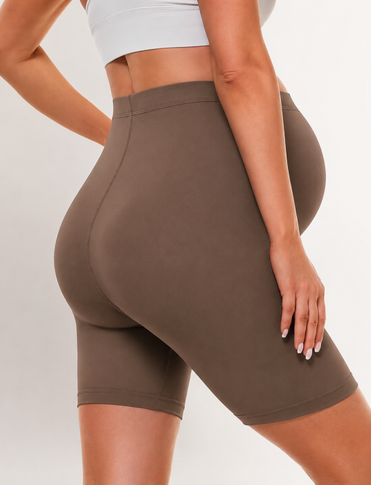 Colanti Scurti Dama Bleumarin cu Talie Inalta pentru Fitness, Yoga si Pilates [2]