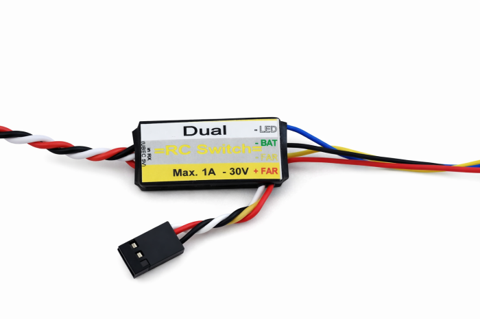 Dual RC Switch – Switch Dublu cu Memorie pentru Navomodele de Plantat (3W) [2]