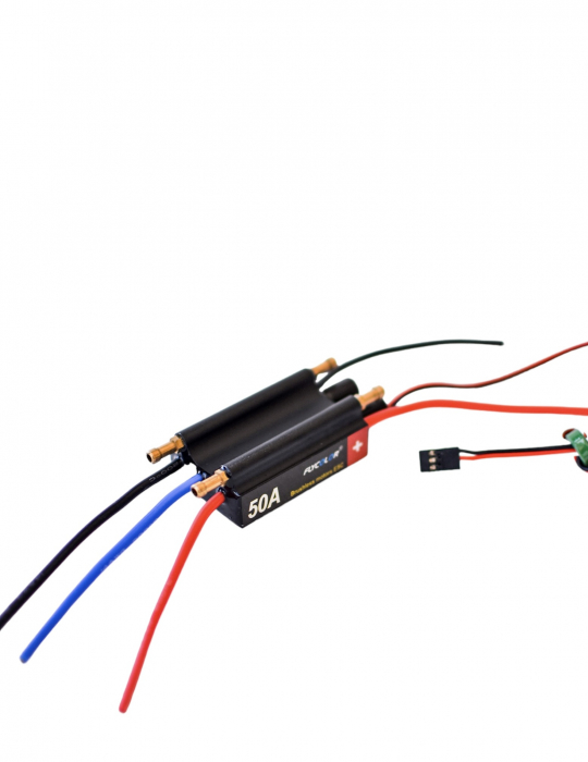 ESC Brushless FlyColor 50A 2-6S LiPo Water Cooling pentru Bărci RC – Performanță și Răcire Eficientă [2]